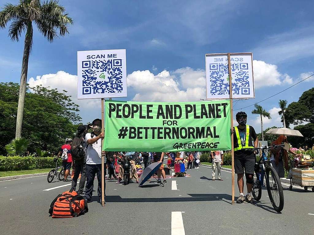 SONA Protest in the Philippines. © Greenpeace SONA Protest in the Philippines. © Greenpeace