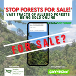Stop Forests for Sale!