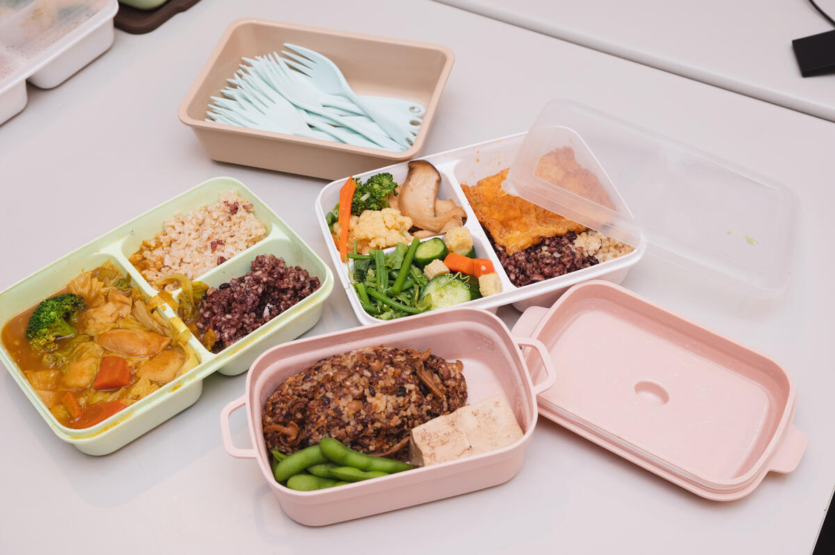 Food in Reusable Containers in Taiwan. © Greenpeace / YU AN LU