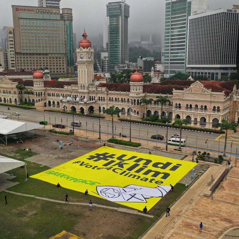 Vote4Climate Action in Kuala Lumpur, Malaysia. © Greenpeace Vote4Climate Action in Kuala Lumpur, Malaysia. © Greenpeace