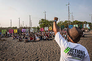 'Actions for Climate' Global Day of Action in Indonesia. © Ulet  Ifansasti / Greenpeace