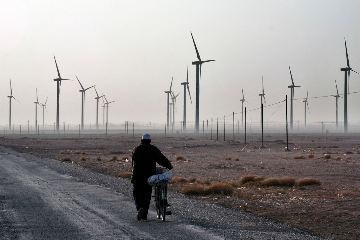 Wind Farm in China. © Greenpeace / Markel Redondo