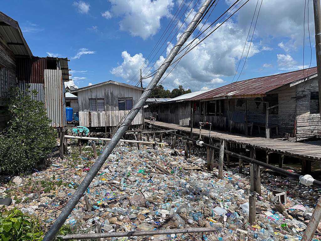 Kampung Landung Ayang, a community battling plastic pollution in Kudat.