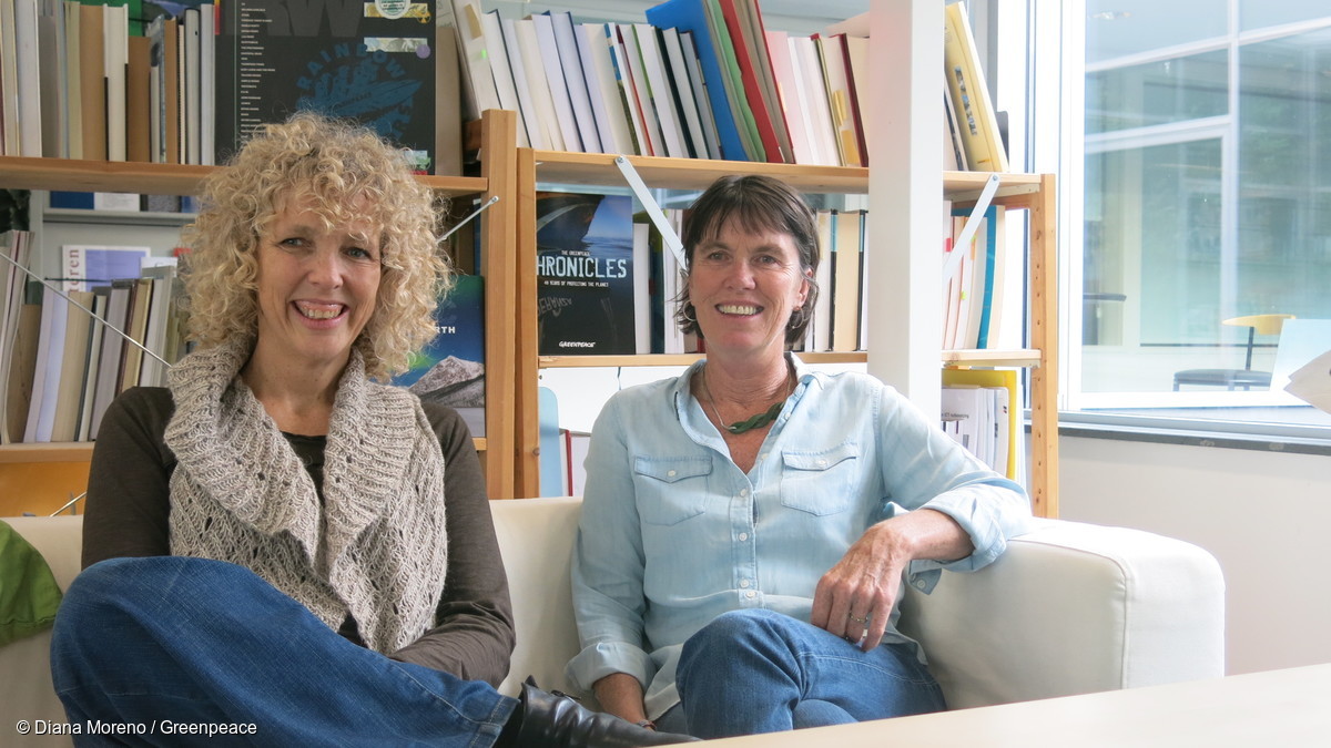 Portrait of newly-appointed Greenpeace International Executive Directors Bunny McDiarmid and Jennifer Morgan. They will take up the reins on 4 April 2016.
