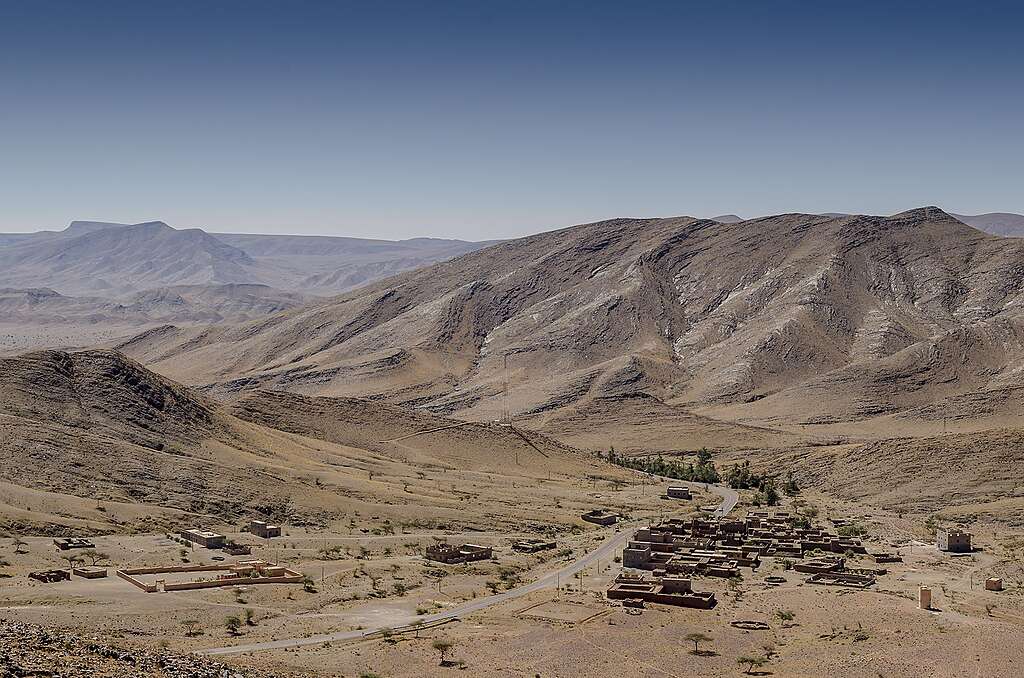 Morocco drought village Morocco drought village