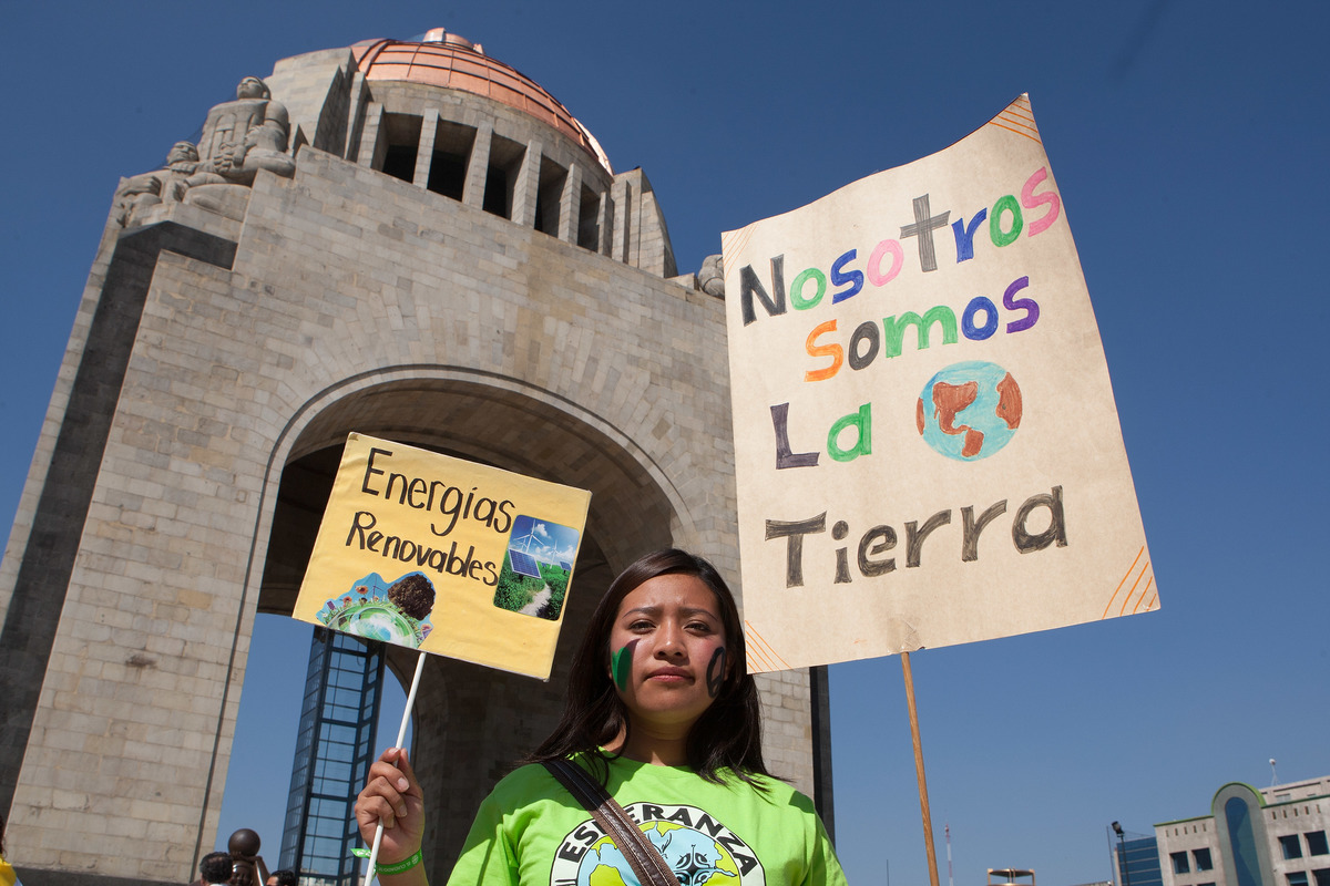 COP21: Marcha climática en la Ciudad de México