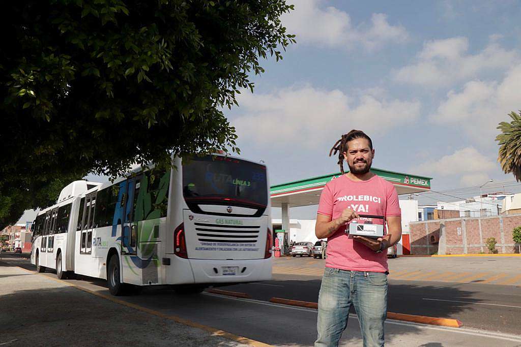 Monitoreo de caidad del aire en Puebla / Transporte público