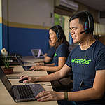 Fundraising Team in Manila. © Geric Cruz / Greenpeace