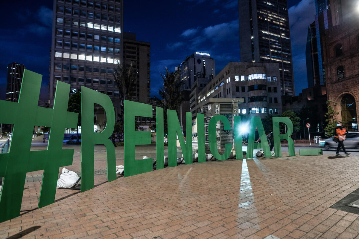 Hack Your City - Restart Sustainable Activity in Bogotá. © Nathalia Angarita / Greenpeace