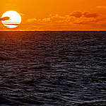 Sunset in the Pacific