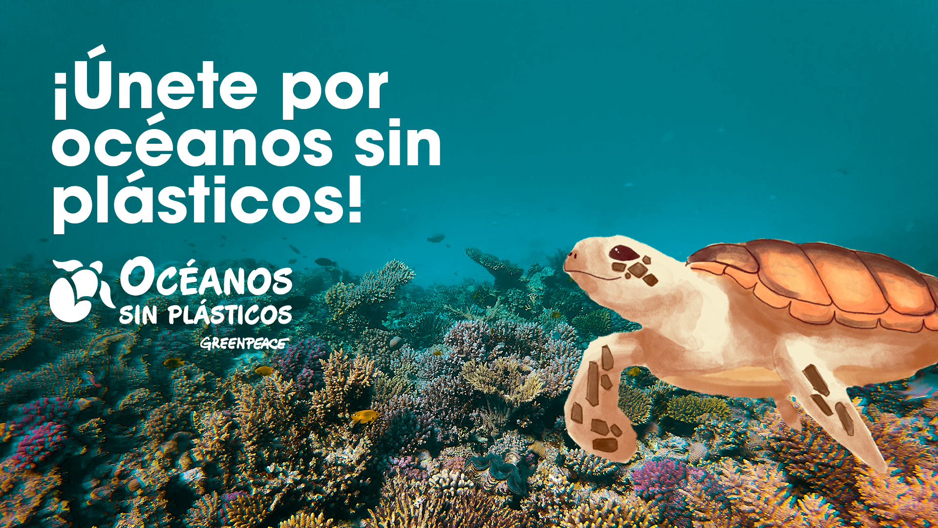 ¡Únete por océanos sin plásticos!