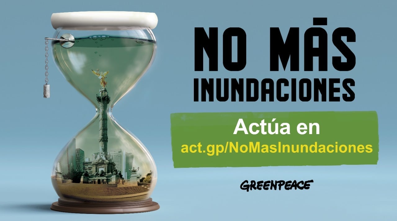 Banner: No más inundaciones