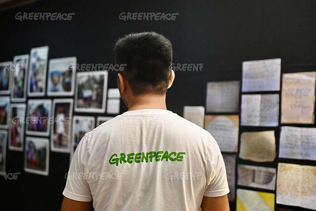Staff de Greenpeace México en el Museo de la Gente.