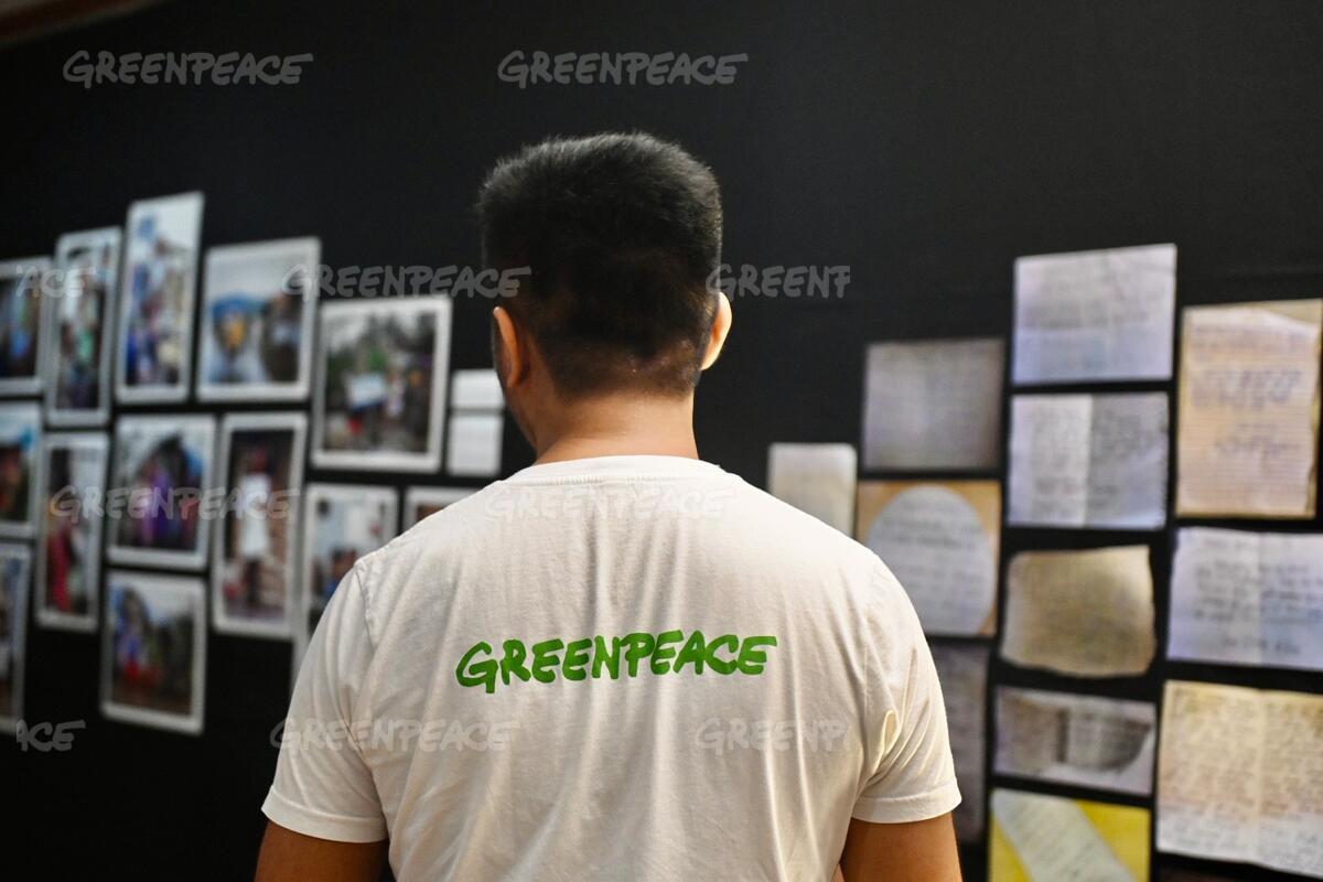 Staff de Greenpeace México en el Museo de la Gente.