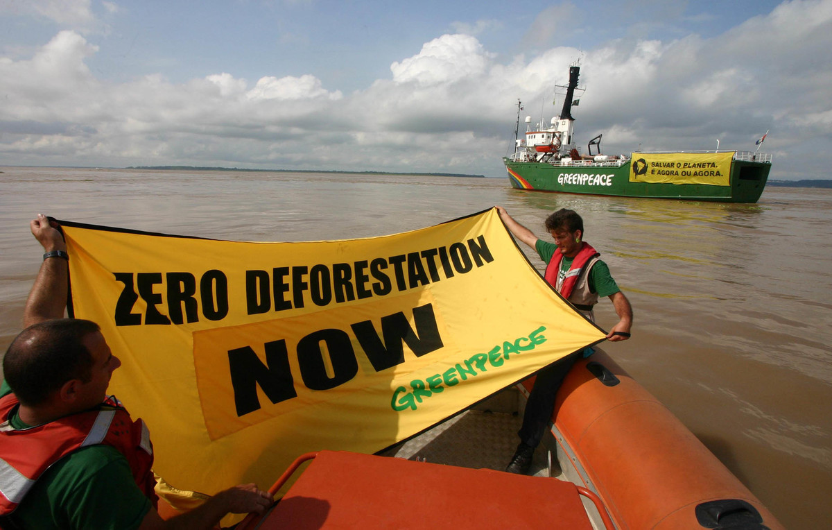 Zero Deforestation Action in Brazil. © Greenpeace / Alberto Cesar Araújo