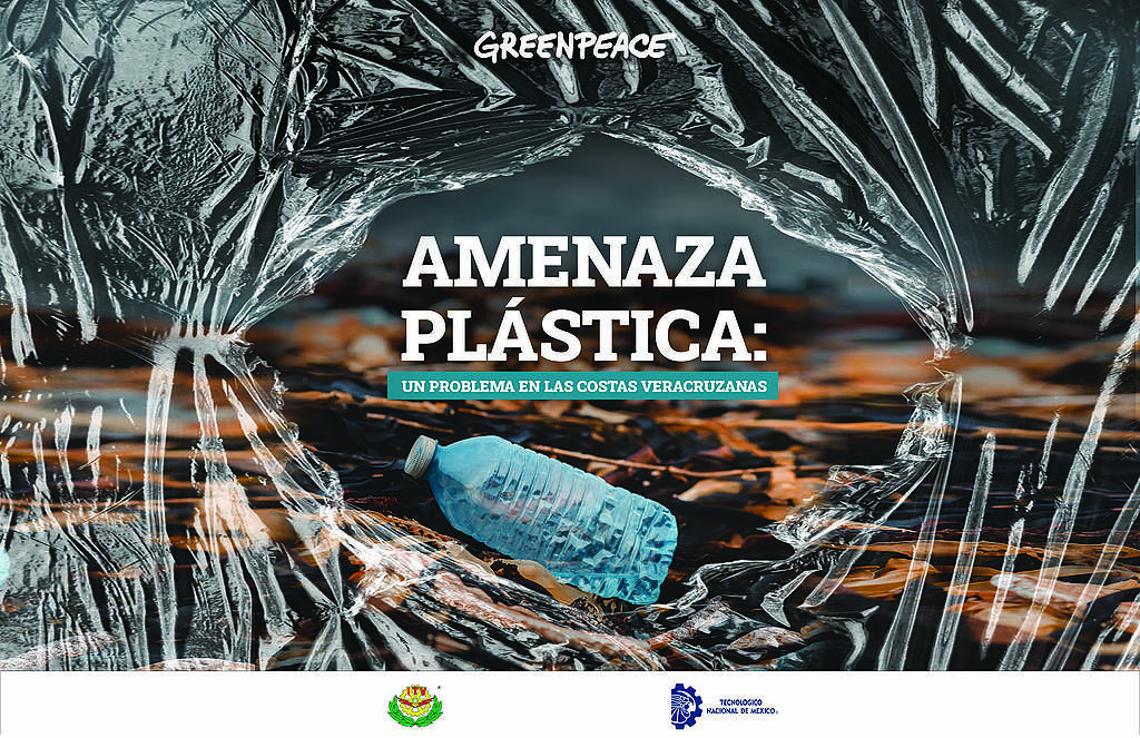 Portada del reporte digital "Amenaza plástica: un problema en las costas veracruzanas".