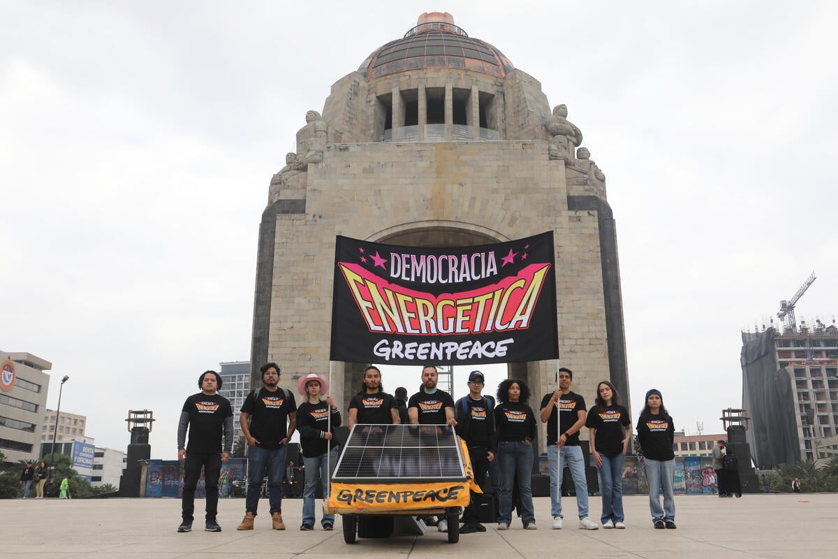 Solar Sound System in Mexico City. © Paola García / Greenpeace