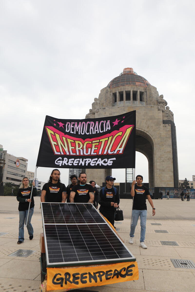 Solar Sound System in Mexico City. © Paola García / Greenpeace Solar Sound System in Mexico City. © Paola García / Greenpeace