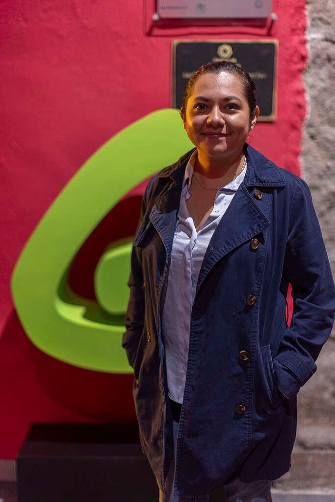Retrato de Karime, socia de Greenpeace México. Retrato de Karime, socia de Greenpeace México.