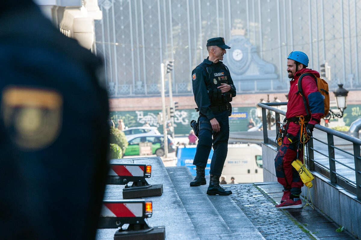 Gaza: Ceasefire Now - Action in Madrid. © Mario Gomez / Greenpeace