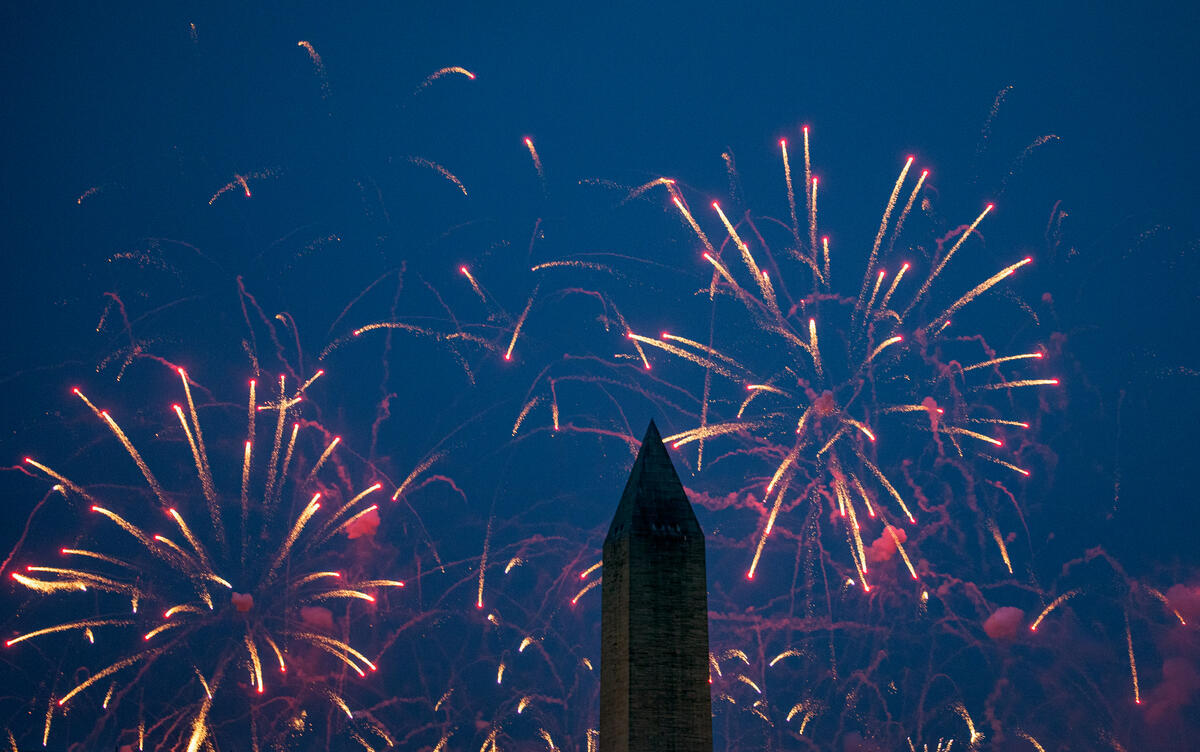 Trump Military Parade Following Massive Protests Around the US. © Tim Aubry / Greenpeace