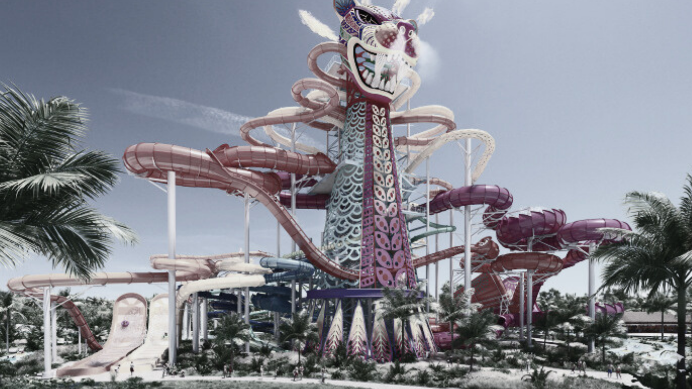 Foto intervenida parque Perfect day Mahahahual