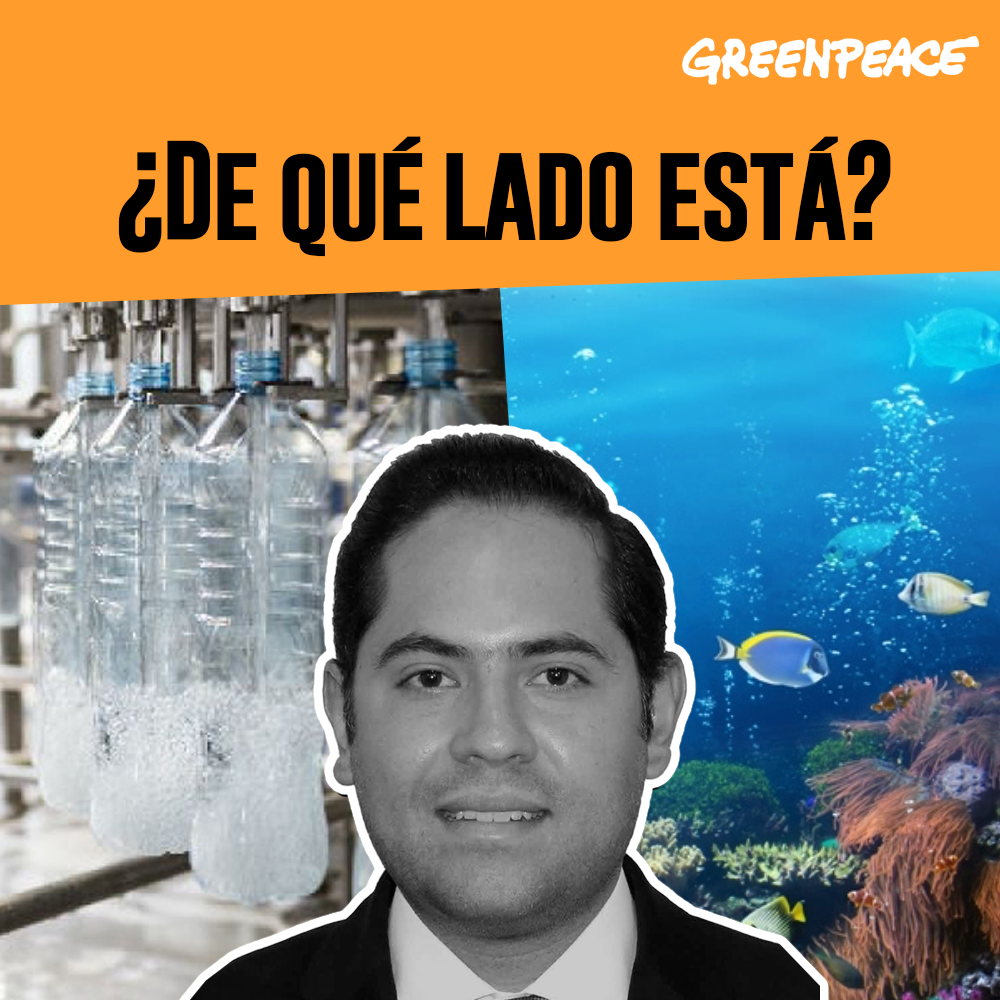 Senador Bolaños, ¿de qué lado está: del medio ambiente o de la industria del plástico?