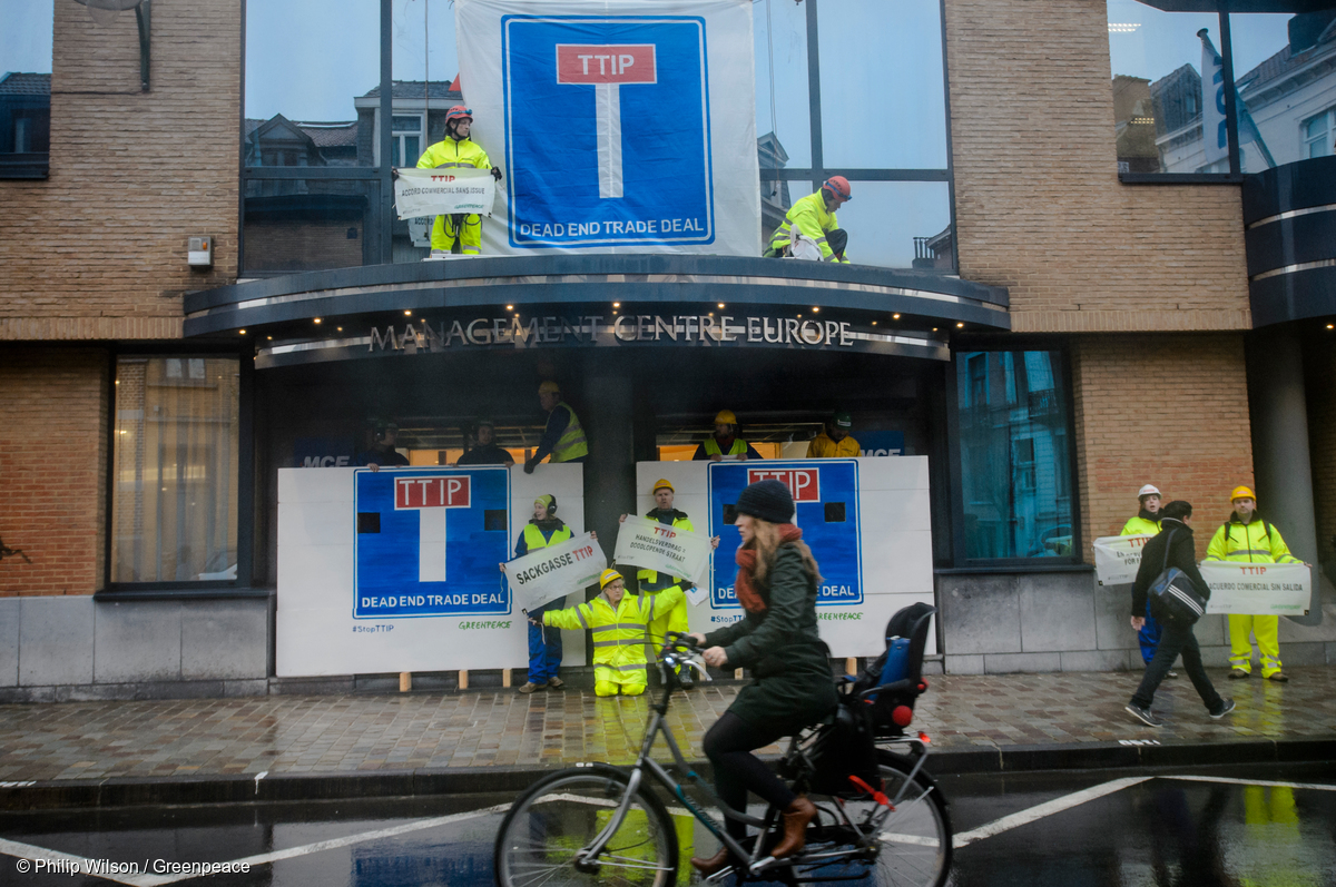 Blokkade in Brussel