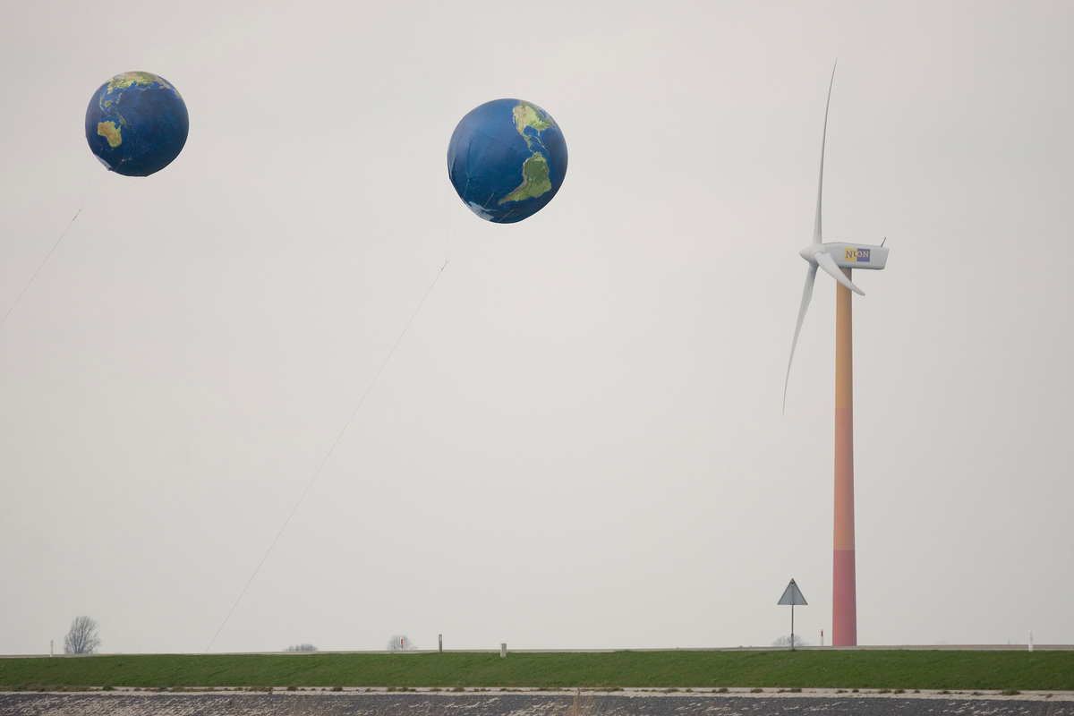 Launch of the Climate Project  You turn the Earth bij Pampus. © Joël van Houdt