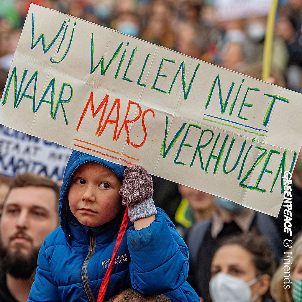 greenpeace niet-naar-mars-verhuizen klimaatverandering