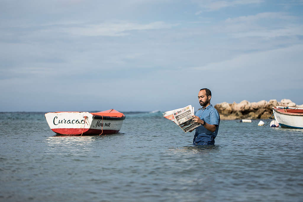 John Samson maakte een podcast over de vergeten klimaatcrisis op de Caribische eilanden. 