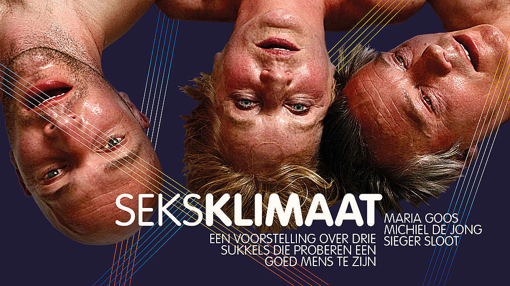 Promotiefoto van de voorstelling Seksklimaat die gaat over hoe je een goed gesprek over het klimaat hebt.