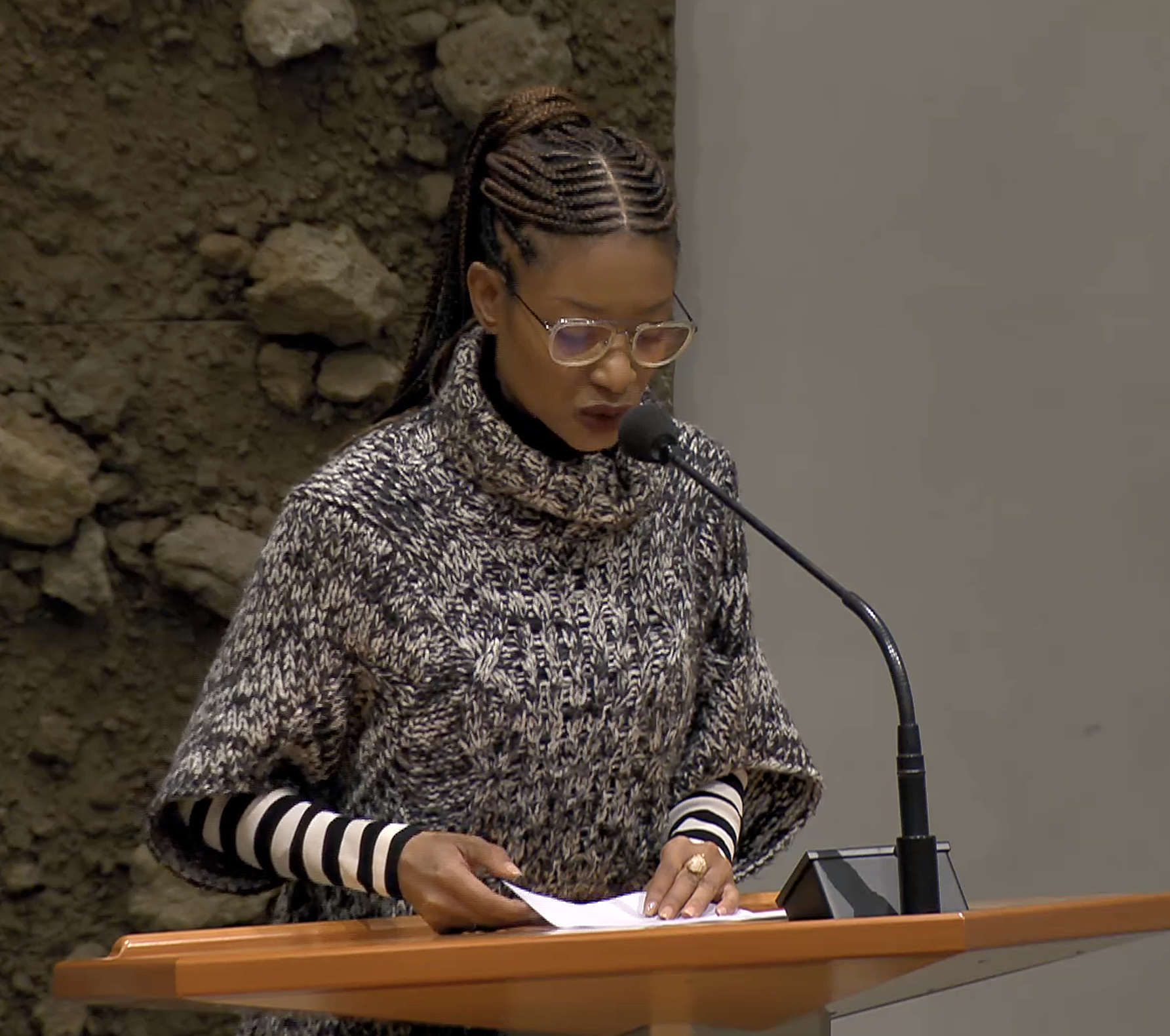 Sylvana Simons (BIJ1) in de Tweede Kamer