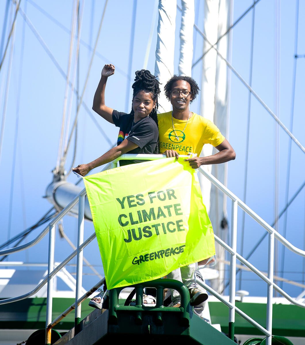 Habitantenan di Boneiru i Greenpeace ta enfrentá Estado Hulandes den korte pa Kaso di Klima