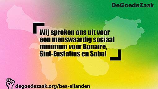Teken: een sociaal minimum voor de BES-eilanden.