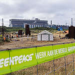 Actiekamp Greenpeace opgezet voor protestactie bij Tata Steel
