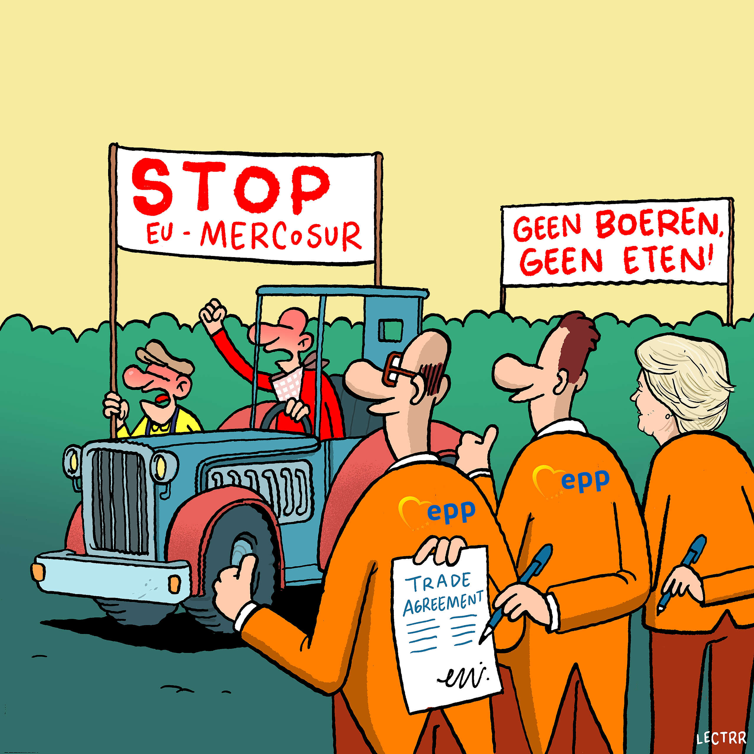 Minister Klever: wilt u echt iets doen voor de boeren? Stop de EU-Mercosur-handelsdeal