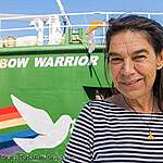 Hailing from the Netherlands, Hettie Geenen was always fascinated by the ocean. Hettie started sailing at just 14 years old on tourist barges as a skipper, but it wasn’t until she joined Greenpeace in 1999 that she realised her true calling.  She is now the only female captain of one of the most recognisable vessels in the world: the Rainbow Warrior. Hettie has travelled the world captaining Greenpeace ships, and says she wouldn’t have it any other way.