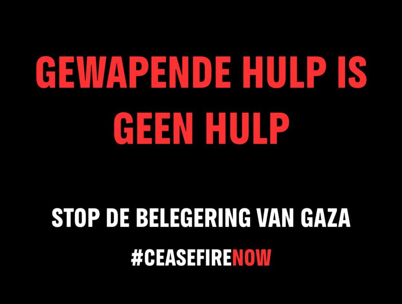 Stop de belegering van Gaza