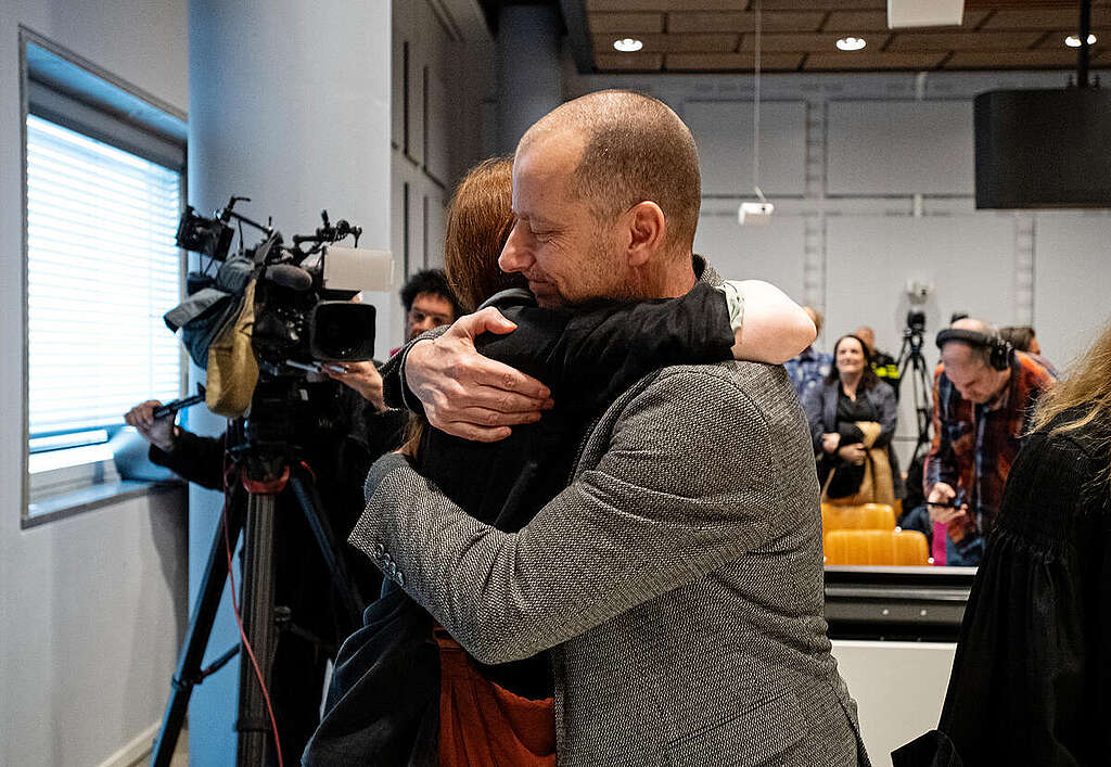 Court Rules in Favour of Greenpeace Netherlands in Nitrogen Approach. © Marten  van Dijl / Greenpeace