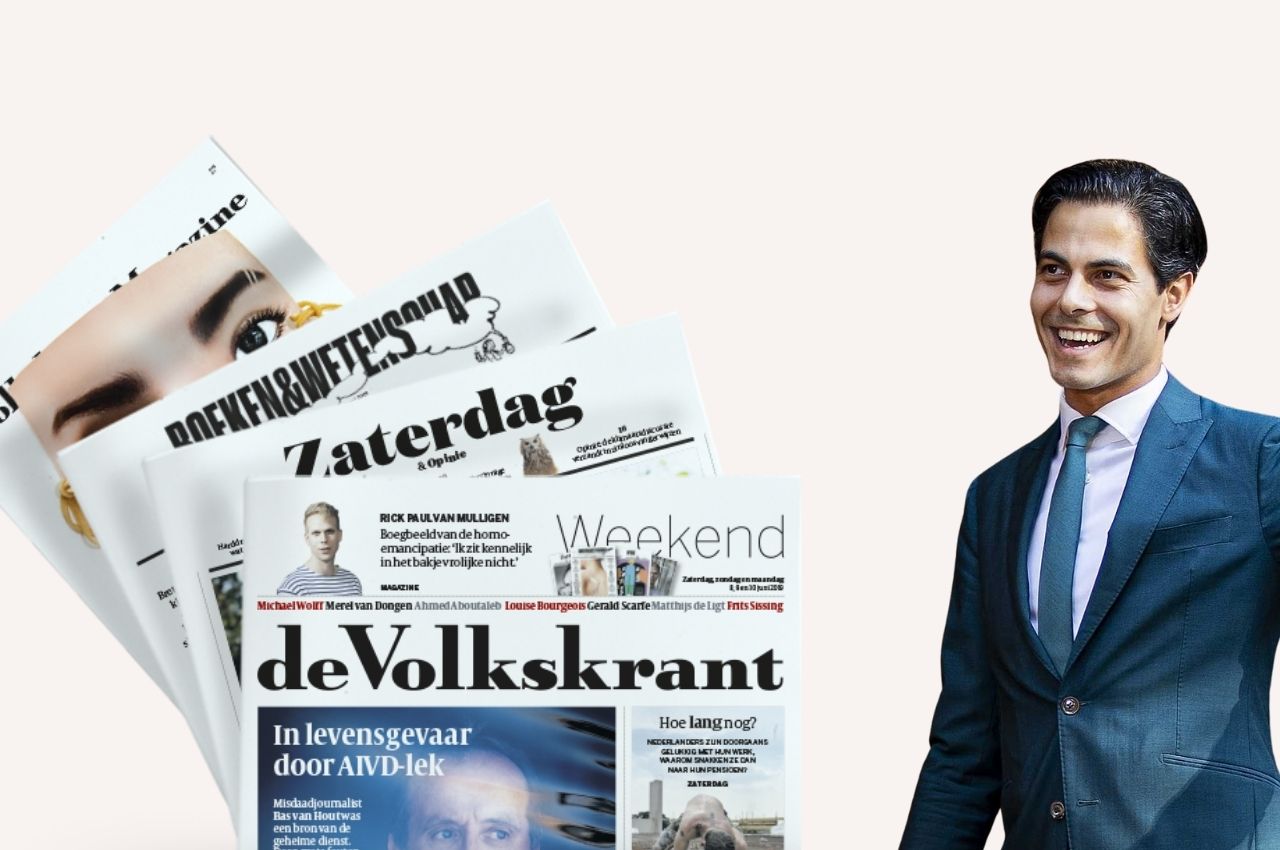 Zet je naam in de krant onder onze boodschap aan Rob Jetten