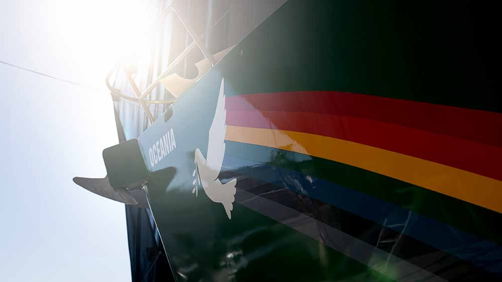 Greenpeace schip Oceania