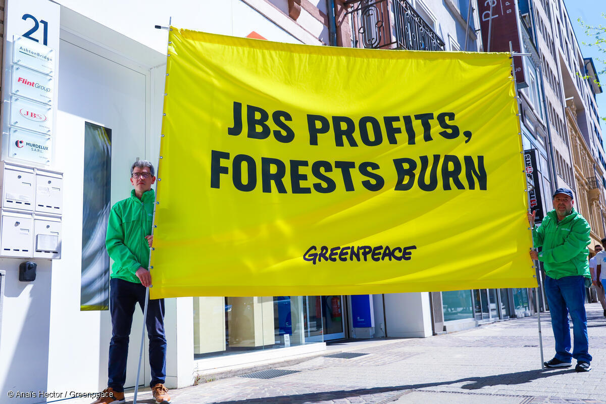 Actie bij aandeelhoudersvergadering JBS in Brazilie (2025)