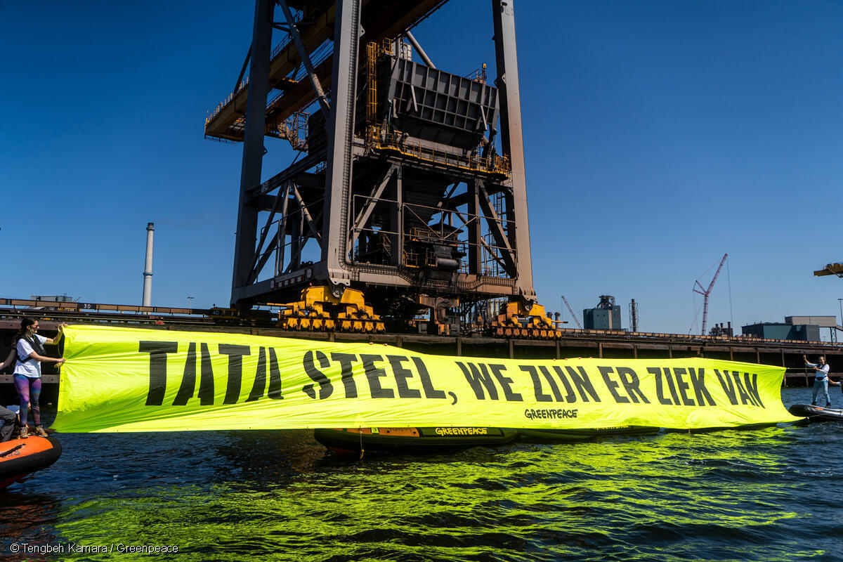 Reactie Greenpeace op strafrechtelijke vervolging Tata Steel