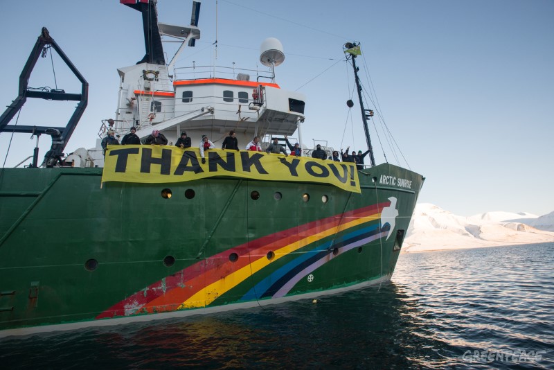 Thanks for the 2 million signatures for Saving the Arctic.
