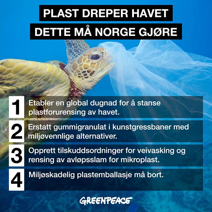 Greenpeace sine krav til Norge