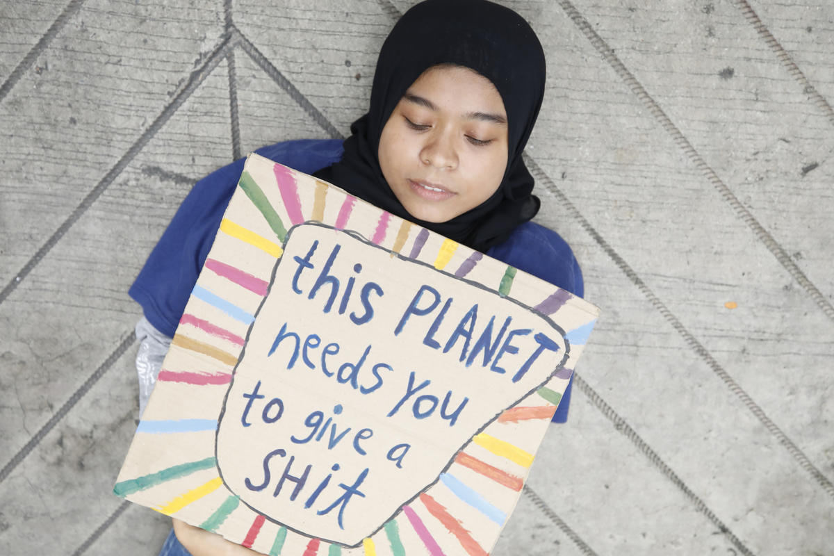 Global Climate Strike in Bangkok. © Tadchakorn  Kitchaiphon / Greenpeace