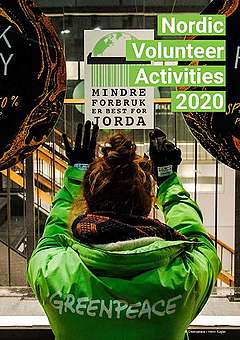 Cover photo of the Nordic Volunteer Report 2020 Forsidebilde av Nordic Volunteer Report 2021