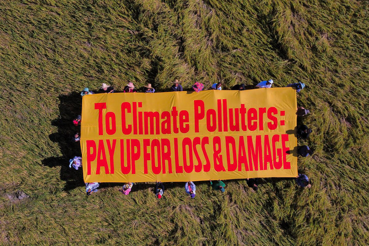 Farmers' Protest in Gerona, Philippines.