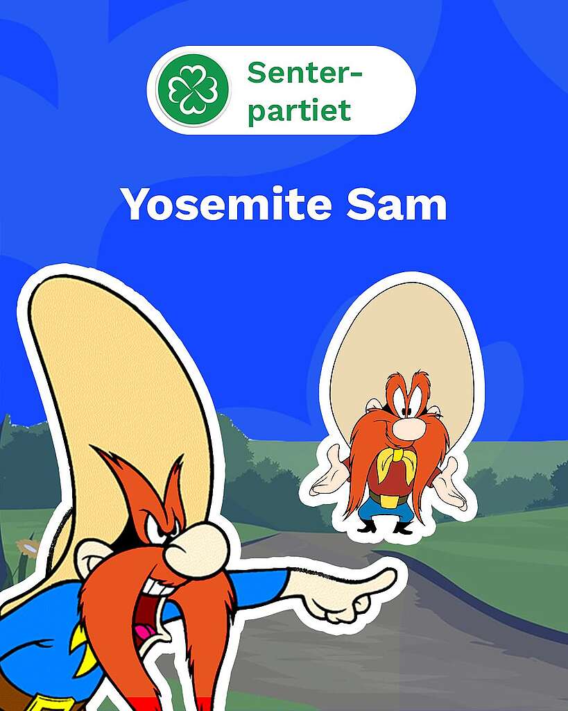 Valget 2025: Hvem er du, basert på partiet du stemmer på? Senterpartiet (SP): Yoesmite Sam / Barte-Sam
